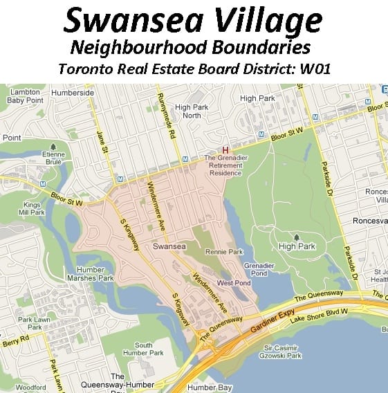 Swansea Village in West Toronto